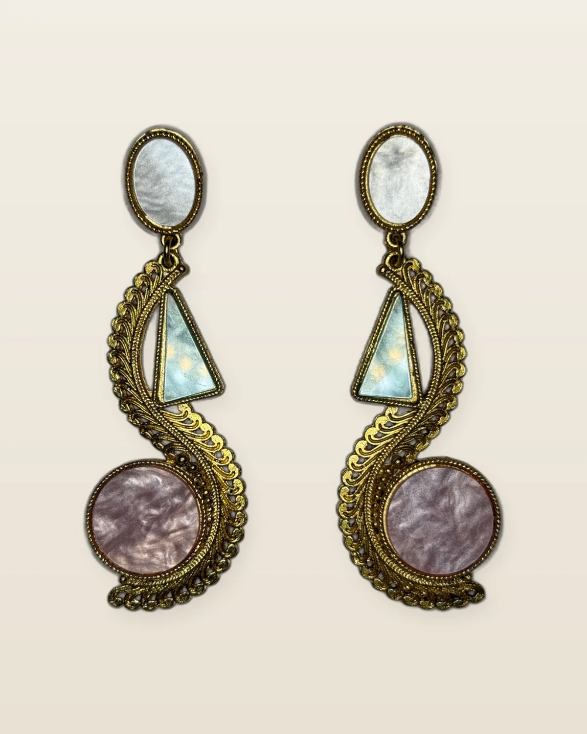 Leela Earrings, gold