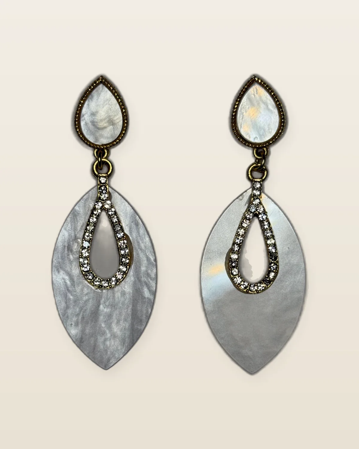 Roshan Earrings, gold